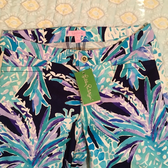 Lilly Pulitzer colorful long leg pants - Picture 7 of 9